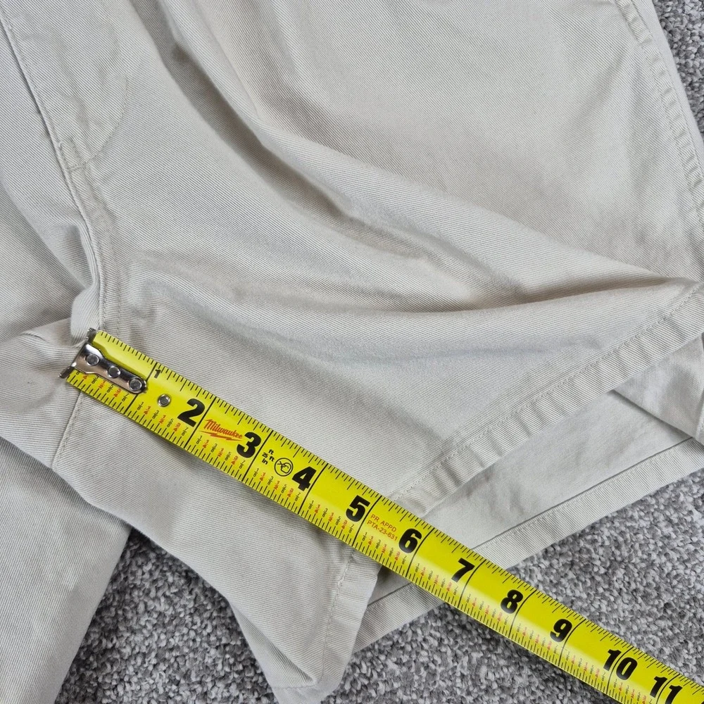 Polo Ralph Lauren Pleated Short Mens 36 Khaki‎ Tan Chino Cotton